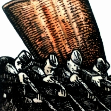 Massenerschießung durch Einsatzkommando (Zeichnung: urian)