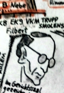 Filbert vor Gericht (Zeichnung: urian)