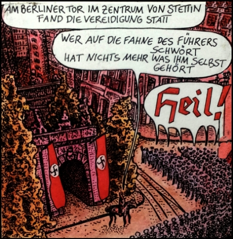 Vereidigung am Berliner Tor (Zeichnung: urian)