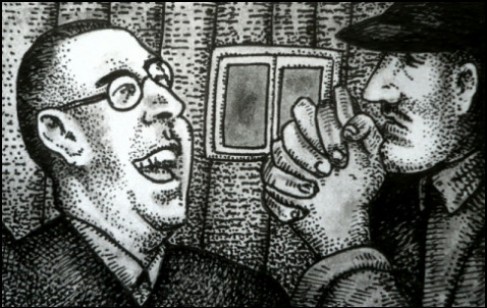 HIMMELREICH HIRN: Himmler in Kolkhagen (Zeichnung: urian)