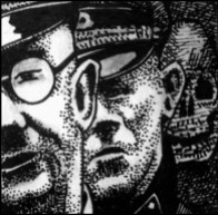 Himmler und Kiermaier (Zeichnung: urian)