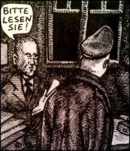 Dönitz und Himmler (Zeichnung: urian)